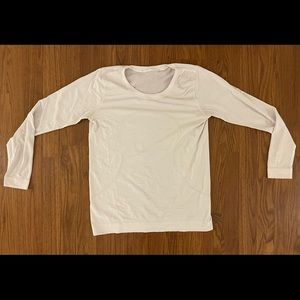 Lulu Lemon White Swiftly Relaxed Fit Long Sleeve